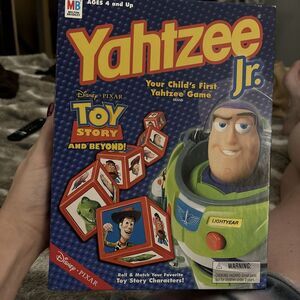 Vintage Yahtzee Jr. Disney Pixar Toy Story & Beyond Edition Milton Bradley 2002